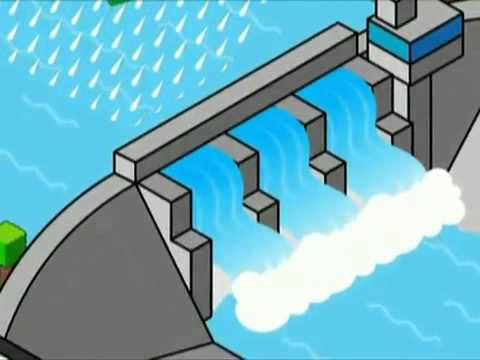 Agua embalsada en pantanos: una forma renovable de energía hidroeléctrica